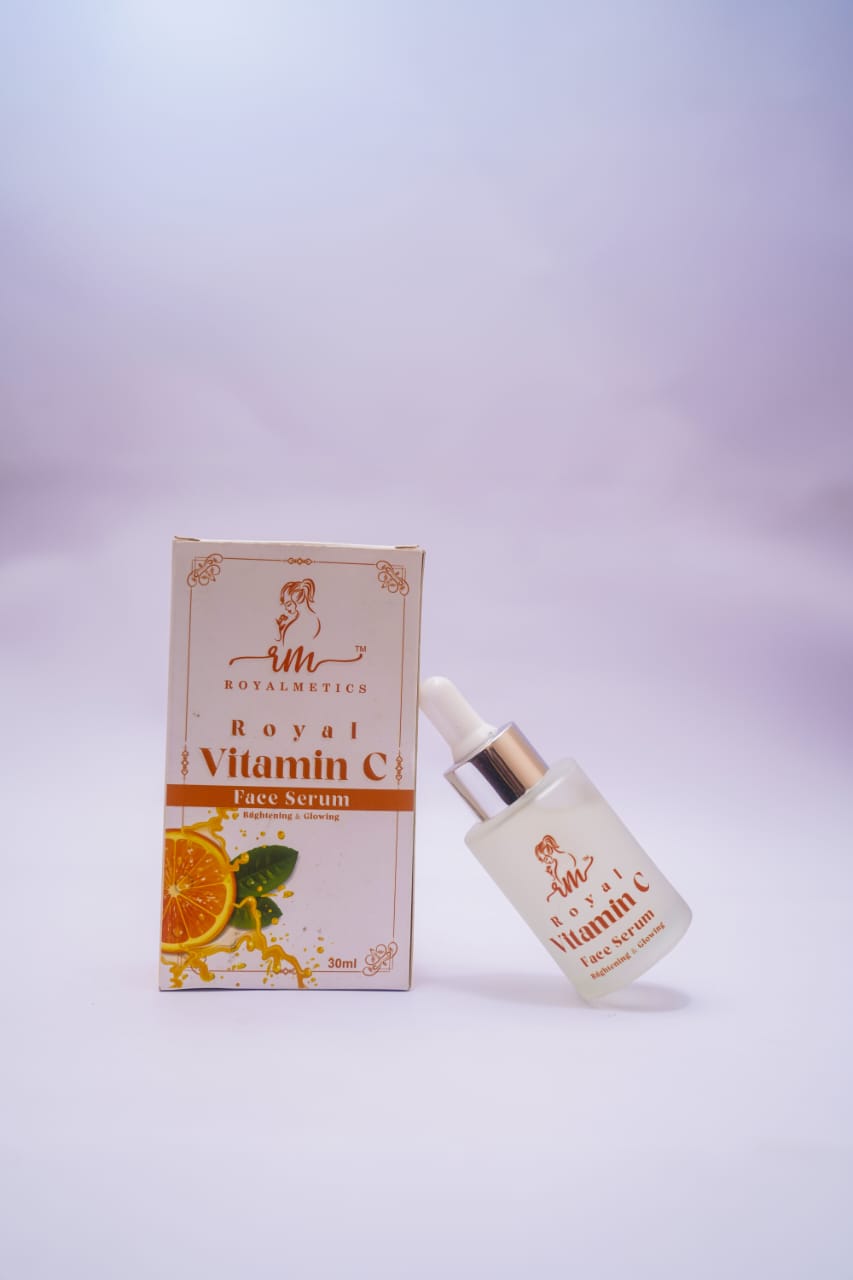Royal Vitamin C Face Serum – Brightening & Glowing Skin Formula with Antioxidants (30ml)