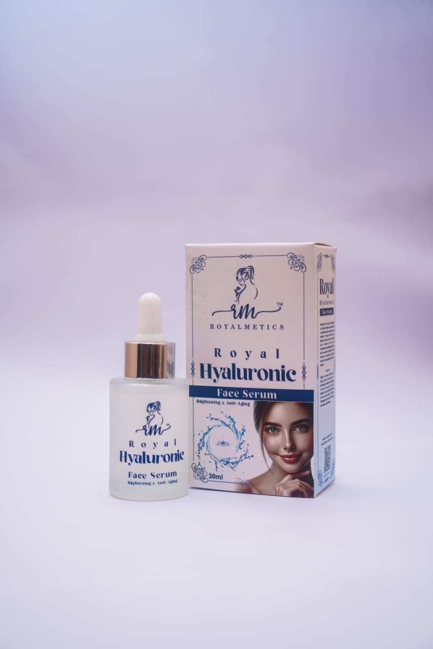 Royal Hyaluronic Face Serum – Intense Hydration, Brightening & Anti-Aging Formula (30ml)
