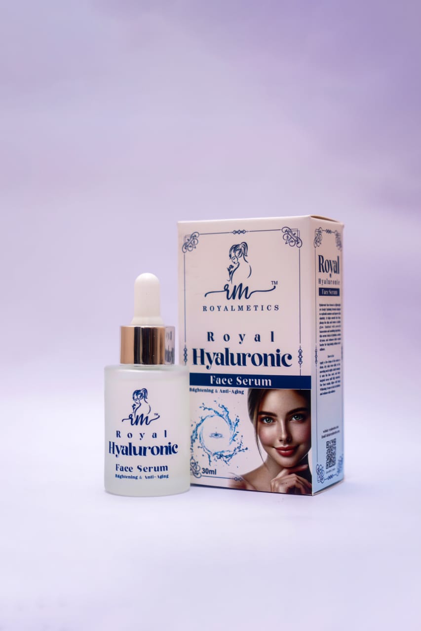 Royal Hyaluronic Face Serum – Intense Hydration, Brightening & Anti-Aging Formula (30ml)
