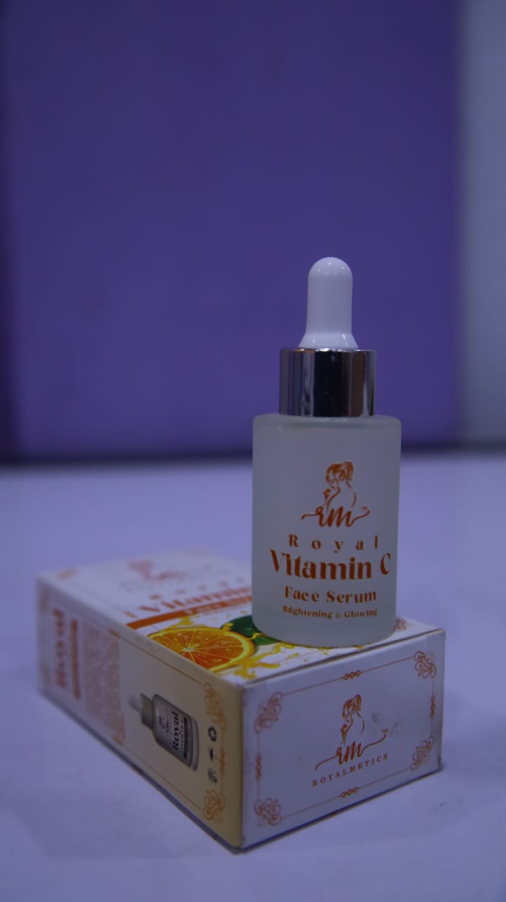 Royal Vitamin C Face Serum – Brightening & Glowing Skin Formula with Antioxidants (30ml)