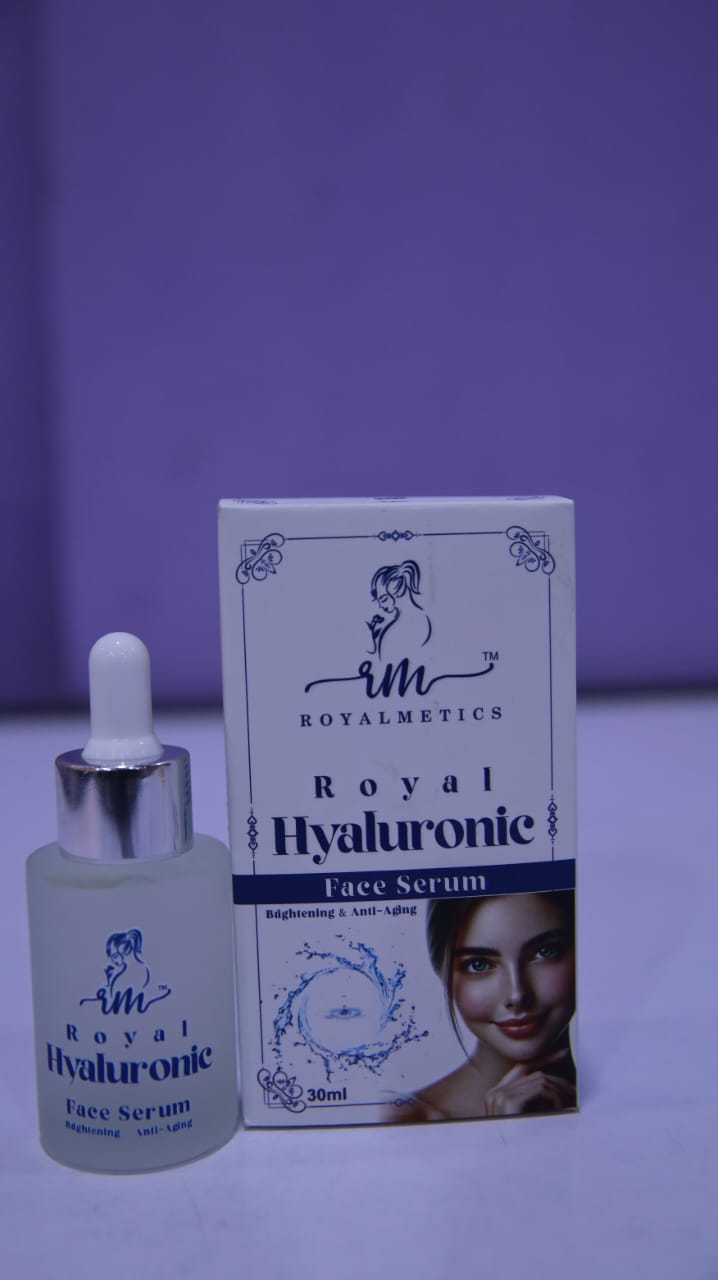 Royal Hyaluronic Face Serum – Intense Hydration, Brightening & Anti-Aging Formula (30ml)
