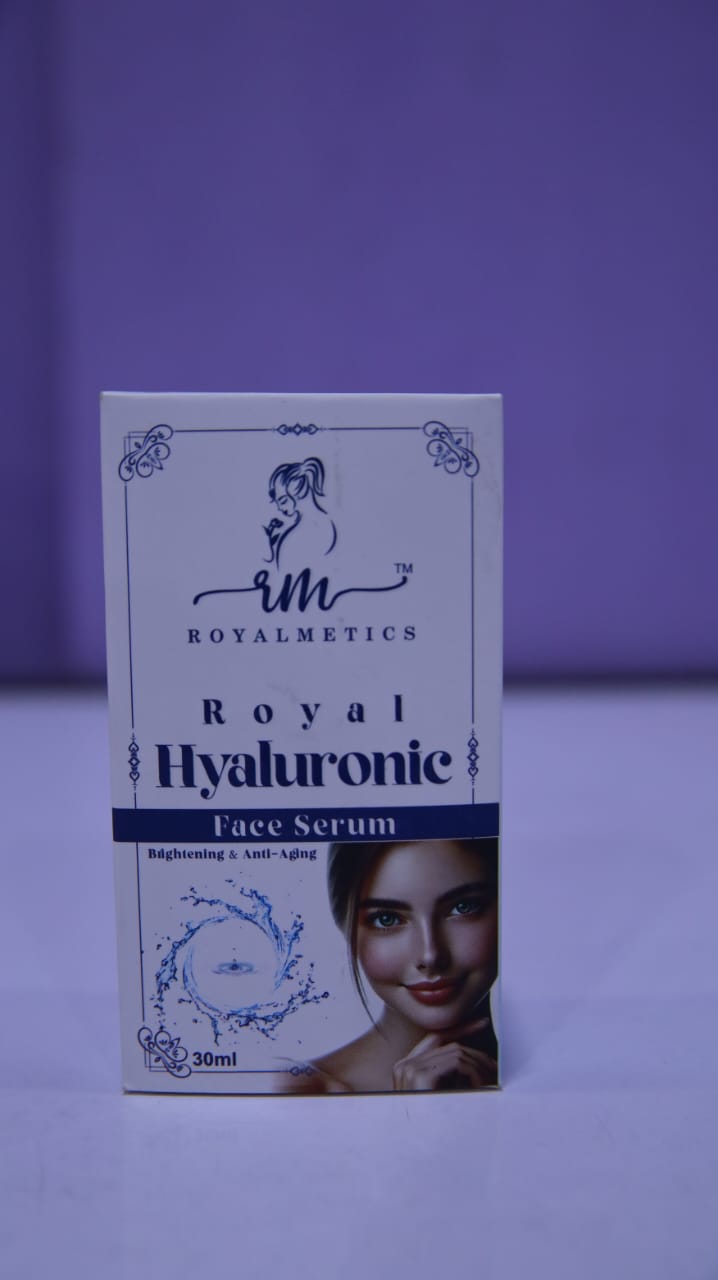 Royal Hyaluronic Face Serum – Intense Hydration, Brightening & Anti-Aging Formula (30ml)