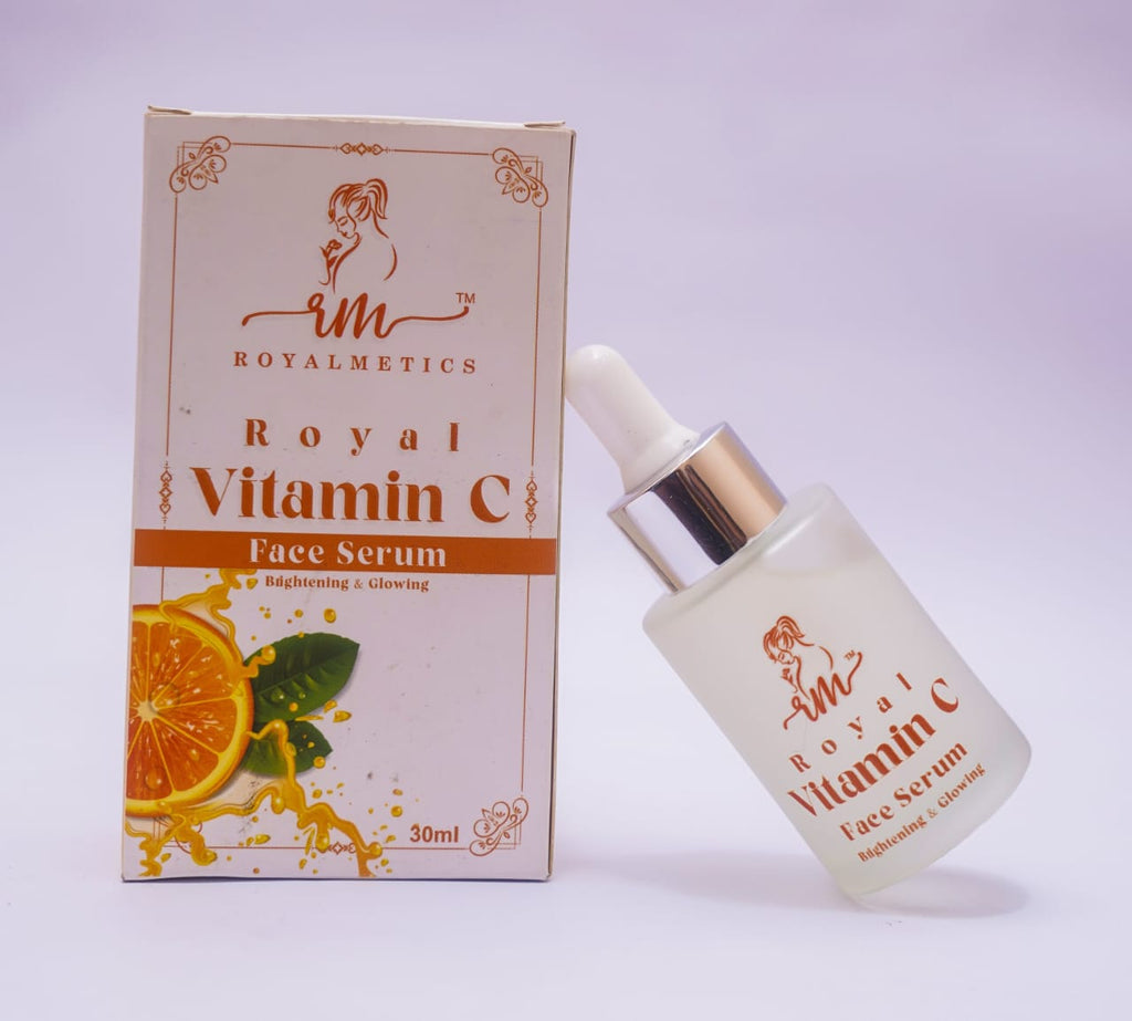 Royal Vitamin C Face Serum – Brightening & Glowing Skin Formula with Antioxidants (30ml)